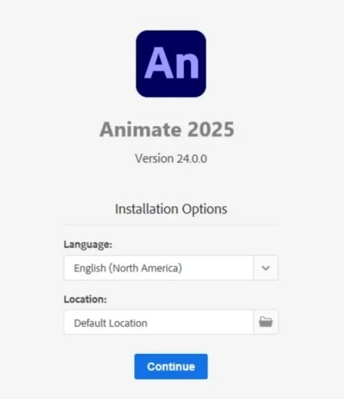 Hướng dẫn cài Animate 2025